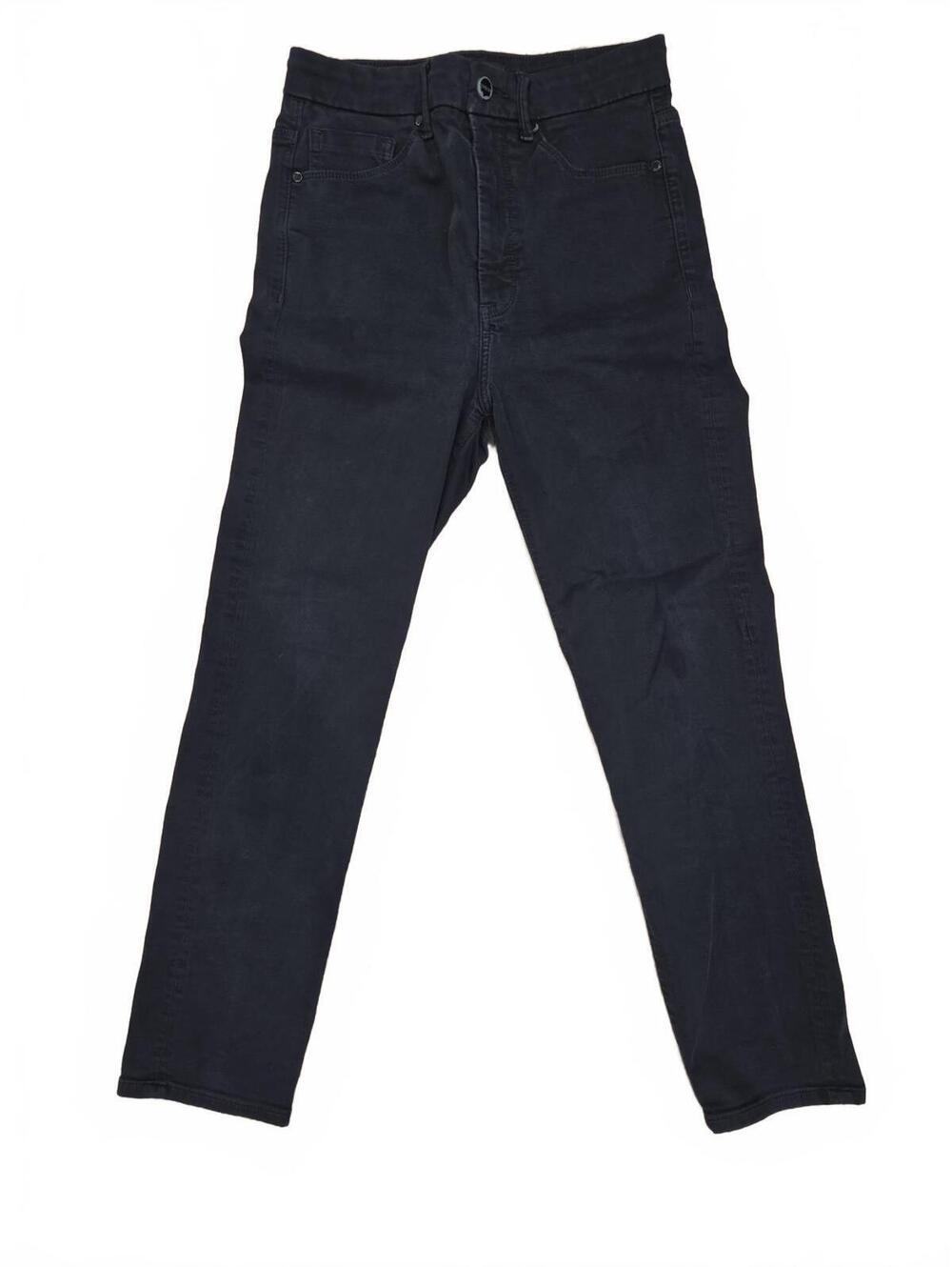 Express Slim Super High Rise Dark Wash Stretch Denim Jeans Womens Size 4 R
